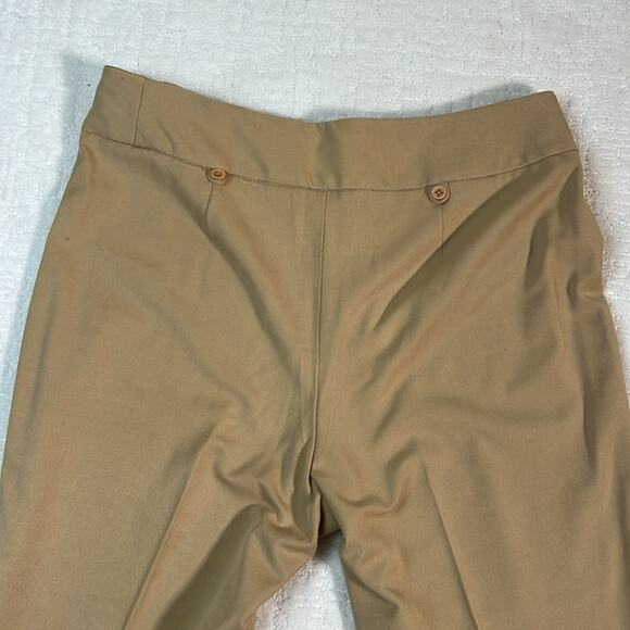 Ann Taylor Loft Petites Stretch khaki flat front dress pants 10P - Picture 8 of 11